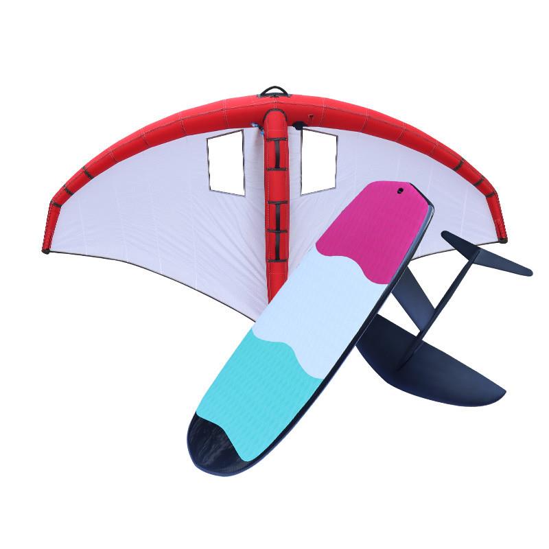 surfboard hardboard (three colours) + water wing + wind wing 5m2